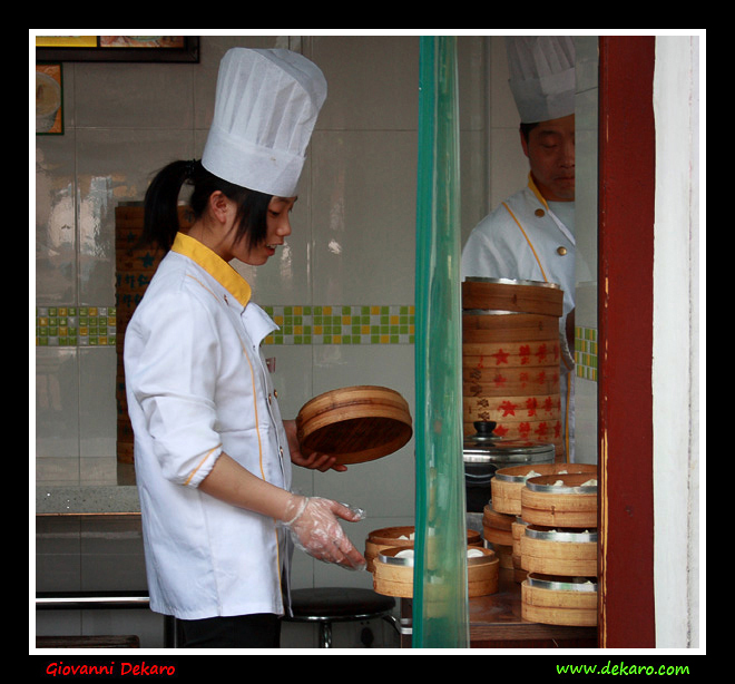 Cooking dumplings