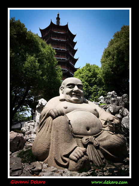 Buddha in front of Pagoda, Suzhou