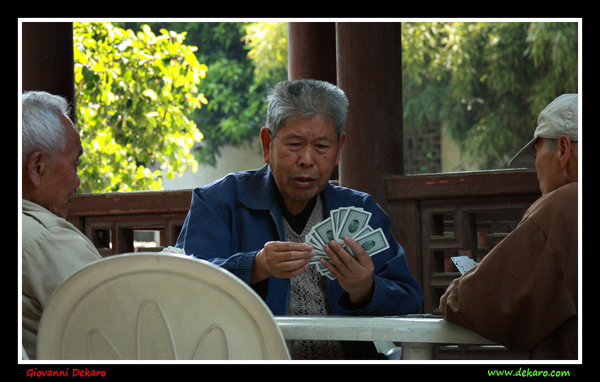 Old men playing cards