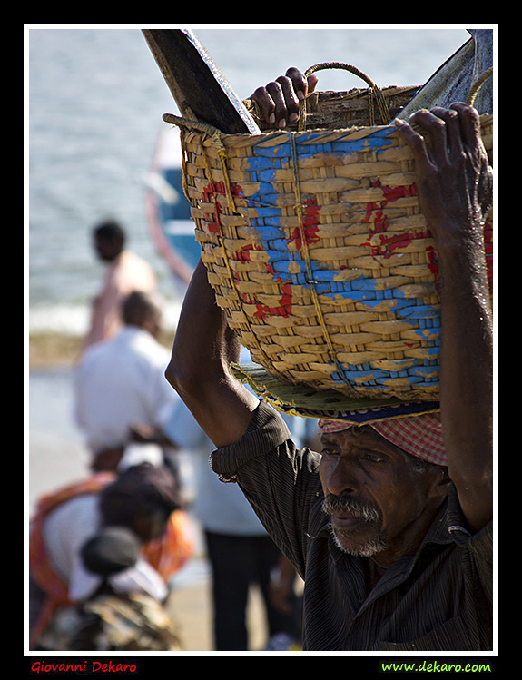 Fisherman in Kerala, India