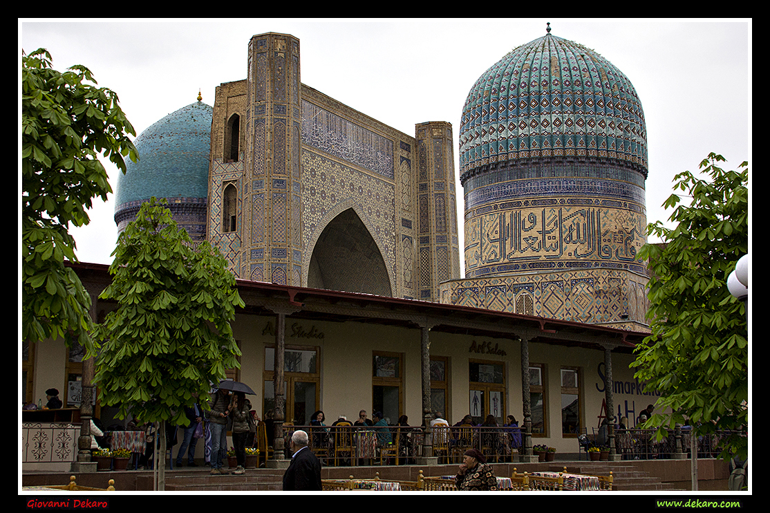 Street in Samarkand, Uzbkistan