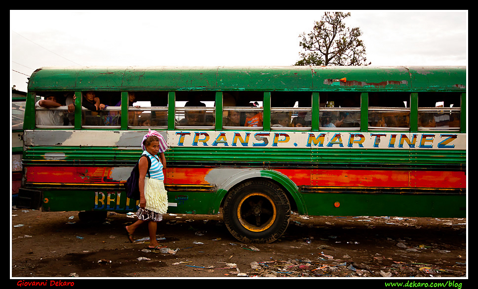 Bus in Nicaragua