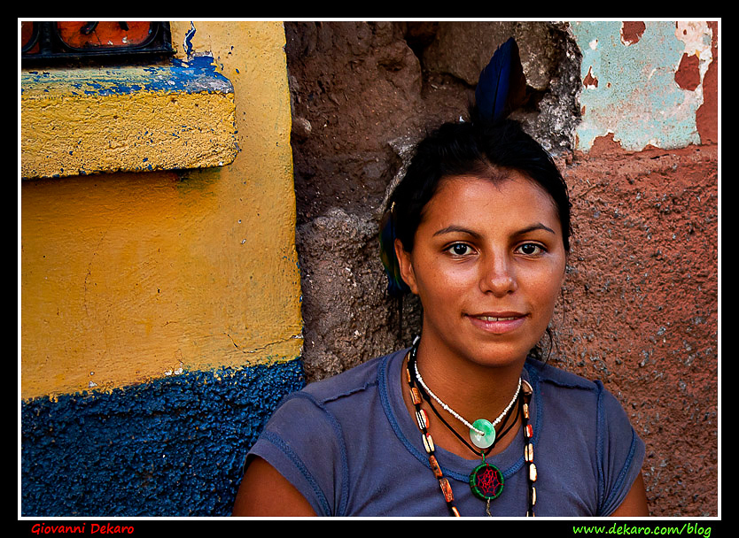 Girl, Copan, Honduras