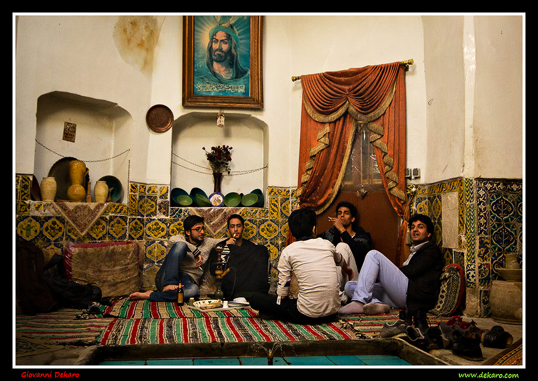 Tea house in Kashan