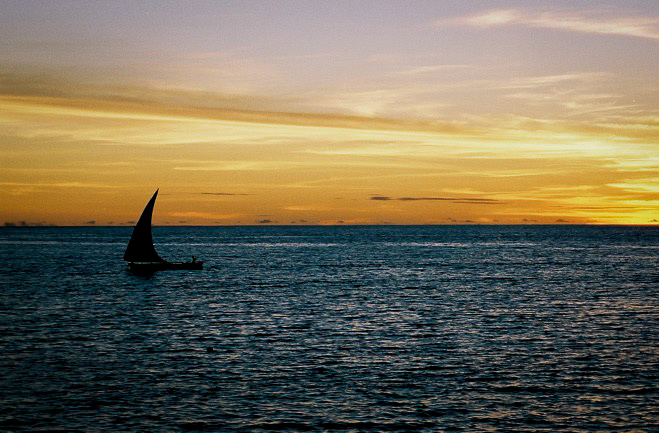 Sunset in Magagascar, 2006