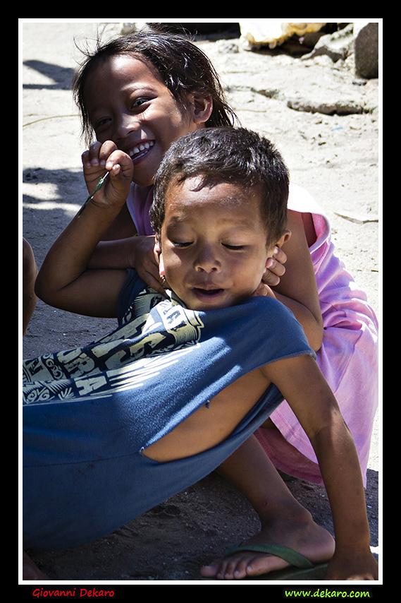 Children in Malapascua, Philippines, 2018