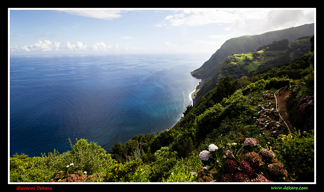 Cliff in Sao Miguel, Azores, 2017